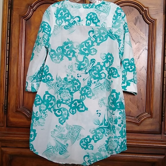 Soft Surroundings Cotton Silk Tunic Petite Small - Picture 3 of 7